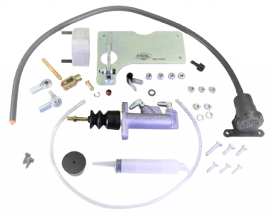 MDL LF Series 62-65 Fairlane Hydraulic Clutch Master Kit .700" Bore, Plastic Reservoir